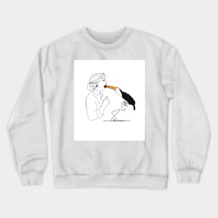 Toco Toucan and kumquat Crewneck Sweatshirt